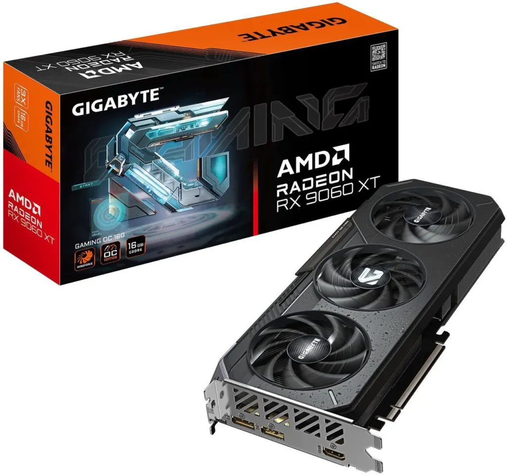 GIGABYTE Radeon RX 9060 XT GAMING OC 16G Graphics Card