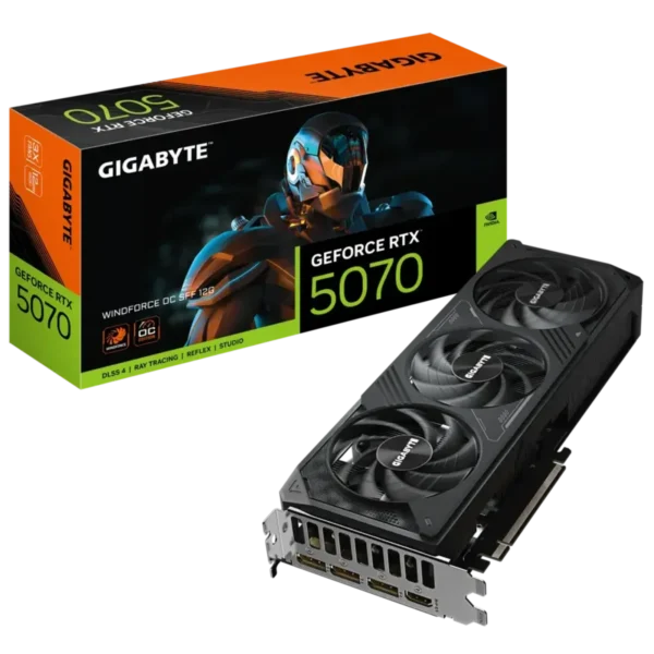 GIGABYTE GeForce RTX 5070 WINDFORCE OC 12G Graphics Card