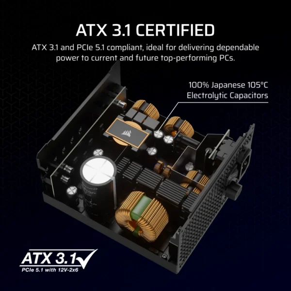 Corsair RMx Series RM1000x 1000W Fully Modular Power Supply